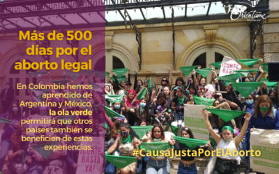 Más de 500 días por el aborto legal