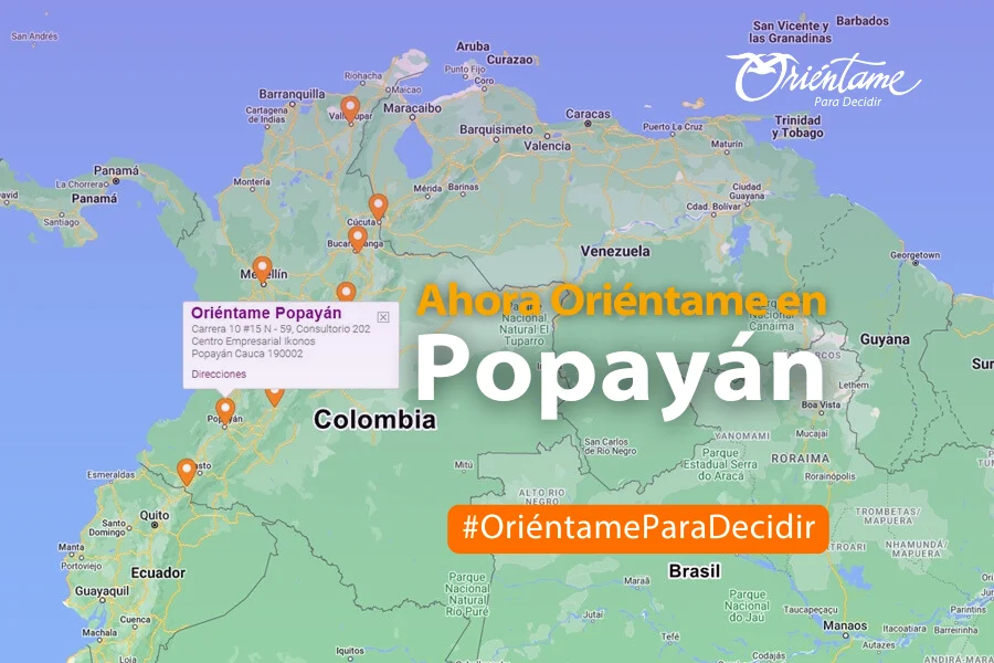 Oriéntame en Popayán