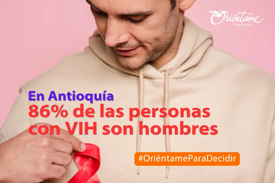 En Antioquia el 84% de las personas con VIH son hombres
