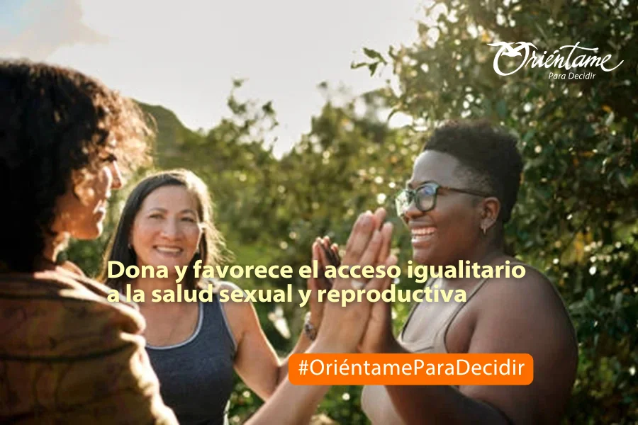Dona por la salud sexual y reproductiva